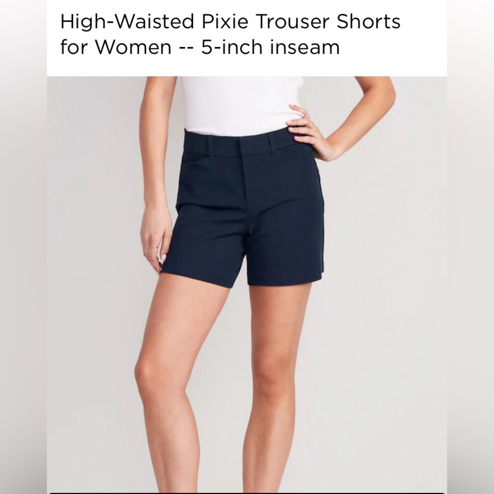 Old Navy High Waisted Pixie Trouser Shorts